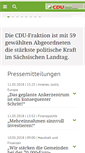 Mobile Screenshot of cdu-fraktion-sachsen.de